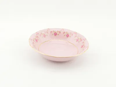 Image de Compotier 13,5 cm, porcelaine rose, fleurs, Leander
