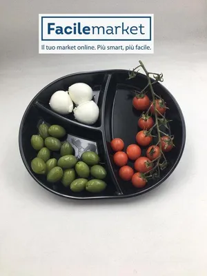 Produktbild von Melaminetablett 29,5x24cm schwarz