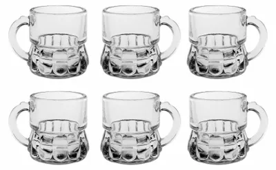 Produktbild von Gläserset für Wodka, Likör und Tinktur. Minibecher Sevilla 25ml 6 Stück