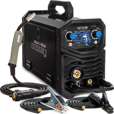 Produktbild von EasyMIG 217 LCD Doppelpuls - Synergisches 3 in 1 Schweißgerät MIG MAG, MMA und WIG-Lift mit 2T/4T und Induktivität