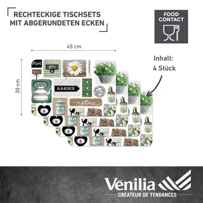 Produktbild von Tischset Garden, 45x30cm, 4 Stück