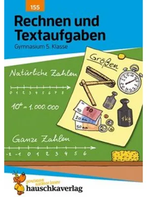 Immagine prodotto di Rechnen und Textaufgaben - Gymnasium 5. Klasse, A5-Heft