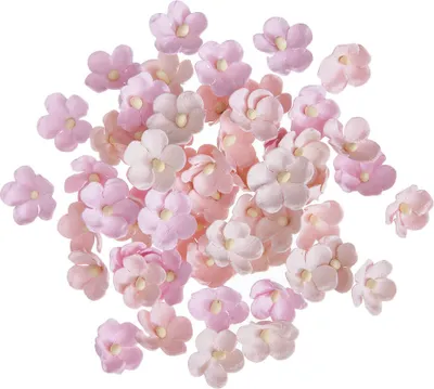 Zdjęcie produktu dla DPCraft papierowe kwiaty - różowe 2 cm 60 szt.
