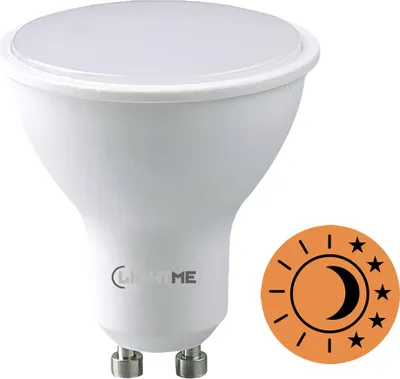 Produktbild von LightMe LED Reflektor PAR16 5W = 28W GU10 300lm warmweiß 3000K 100° Lichtsensor