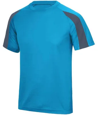 Image de AWDis Cool - T-shirt pour hommes/femmes unie LT3669 (L) (bleu saphir/charbon uni)
