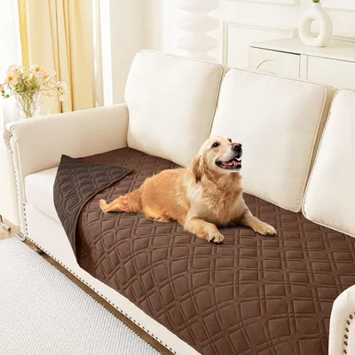 Immagine prodotto di Coperta per cani impermeabile - Tappetino per animali domestici - 175 x 75 cm - Marrone