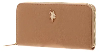 Produktbild von U.S. POLO ASSN. Geldbörse Jones Zip Around Wallet Camel hellbraun