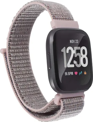 Produktbild von Strap-it Fitbit Versa / Versa 2 Armband Nylon (Rosa)
