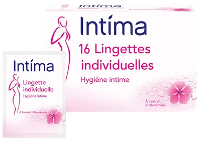 Image de INTIMA 16 lingettes individuelles