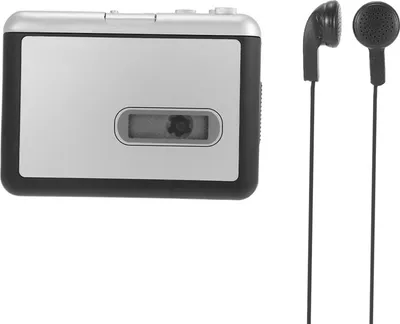 Obrázek produktu pro ezcap Převodník kazet na MP3 Uložení na USB Flash disk Automatické rozdělení Samostatný rekordér se sluchátky Černá s šedou barvou