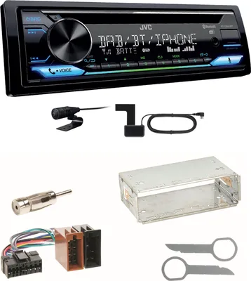 Produktbild von JVC KD-DB912BT Digitalradio Bluetooth Einbauset für Mercedes SLK R170 W208 W210