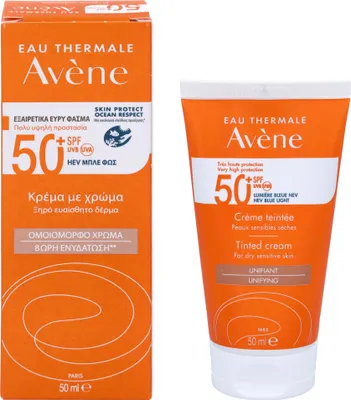 Produktbild von Avene Avène Sonnenschutz, Creme, Körper, 50 ml, Flasche, Orange, Frankreich