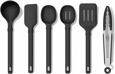 Productafbeelding van Keukenhulpmiddelen set 6-delig, silicone, voor koken