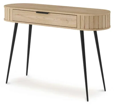 Produktbild von Schminktisch Llovia mit Schublade Eiche Cremona 120 × 80 cm im Japandi-Stil