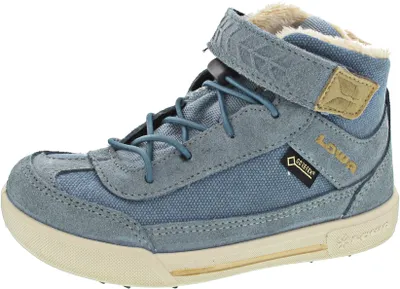 Produktbild von Lowa Lara GTX Mid Mädchen Klettstiefel in Blau, Größe 31