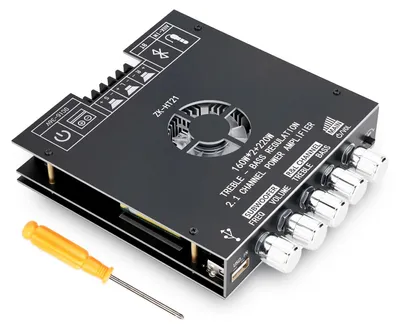 Produktbild von HiFi-Verstärkermodule, 2.1-Kanal, mit Bluetooth, 160 W x 2 + 220 W Subwoofer