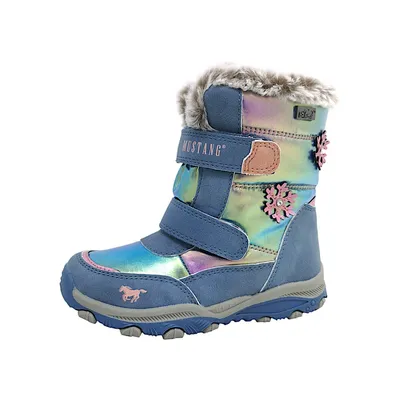 Produktbild von Mustang Kinder Booty /K19/ Stiefel Blau in Gr. 32