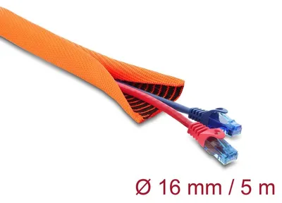 Obrázok produktu pre DeLOCK 19027, Oranžová, Polyester, -40 - 150 °C, 1 kusov, 1,7 cm, 1,6 cm