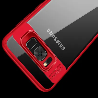 Image de Coque ultra-fine pour Samsung Galaxy S9+, étui de protection, couleur rouge
