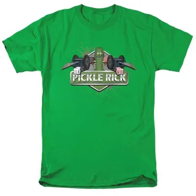 Immagine prodotto di Maglietta Rick and Morty, unisex, per uomo/donna, in cotone, modello TV36020 (taglia L), colore giallo-verde brillante