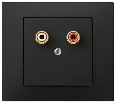 Image de Prise de courant murale Elektro-Plast Nasielsk noir 3857-19