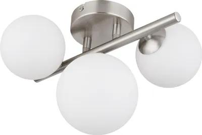 Produktbild von Globo Lighting Deckenleuchte Metall Nickel matt, 3x G9 LED