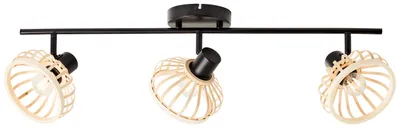 Produktbild von BRILLIANT Spotrohr, 3-flammig Norah braun IP20 E14 28 Watt dimmbar g. f. Tropfenlampe