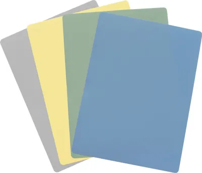 Produktbild von Steuber 4er Set Flexible Schneidematten 38 x 28 cm, 4 Pastell-Farben für verschied. Anwendungsbereiche, Klingen-schonend