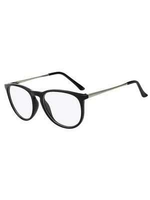 Zdjęcie produktu dla VeyRey Niebieskie okulary blokujące światło kwadratowe Bonham czarne