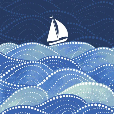Produktbild von Servietten 33x33 cm - Sailing