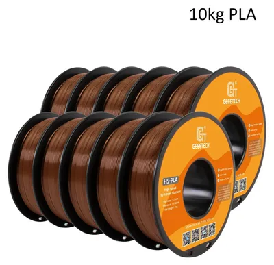 Zdjęcie produktu dla Filament do drukarek 3D – PLA 1,75 mm – duża prędkość drukowania – szybkie utwardzanie – szpula 1 kg – wysoka precyzja – brązowy