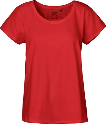 Immagine prodotto di Neutral O81003 | Maglietta donna loose fit / Single Jersey Knit - Colore: Rosso - Taglia: M