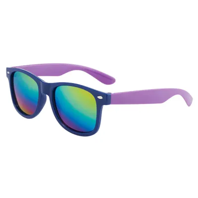 Produktbild von Uni Kinder Sonnenbrille Farbverlauf Bunte Linse Anti-UV Block Sonnenlicht Augenschutz Klare Sicht Foto Requisite Outdoor Urlaub Strand Pool Kinderbrille
