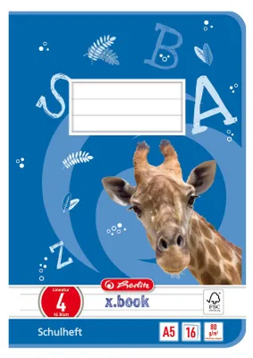 Produktbild von Herlitz 3320405, Mehrfarbig, 16 Blätter, A5, 80 g/m², Junge/Mädchen, Papier