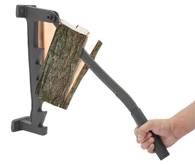 Zdjęcie produktu dla Ręczny rozłupywacz do drewna, wykonany z żeliwa, długość 56,7 cm, długość uchwytu 15,6 cm, długość ostrza 40,5 cm, waga netto 4 kg