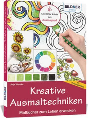 Produktbild von Kreative Ausmaltechniken - Malbücher zum Leben erwecken!