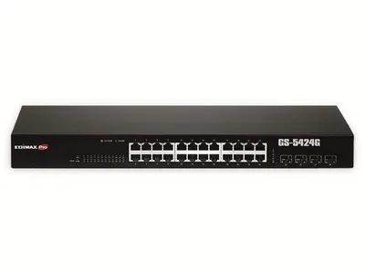 Produktbild von Edimax GS-5424G, Managed, Gigabit Ethernet (10/100/1000), Rack-Einbau, 1U