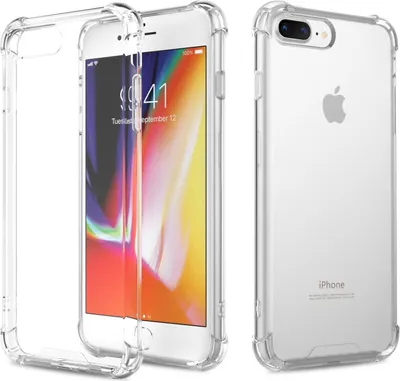 Produktbild von iPhone 8 Plus / iPhone 7 Plus Hülle AVANA Schutzhülle Klar Durchsichtig Bumper Case Transparent