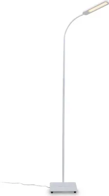 Zdjęcie produktu dla Lampa podłogowa LED ściemnialna CCT obrotowa z pamięcią i funkcją dotykową biała