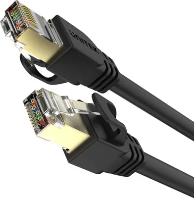Produktbild von Unitek RJ45 Kat.7 SSTP 0,5 m (C1808HBK)