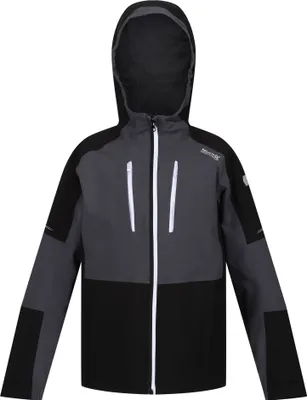Produktbild von Regatta - "Highton IV" bunda, nepremokavá pre deti RG9162 (140) (stredne sivá/čierna)