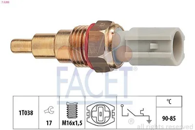 Produktbild von FACET 7.5205 Temperaturschalter Kühlerlüfter Thermoschalter für MAZDA 3 (BK) MX-5 II (NB) MX-5 I (NA) 3 Stufenheck (BK) 626 V Hatchback (GF)