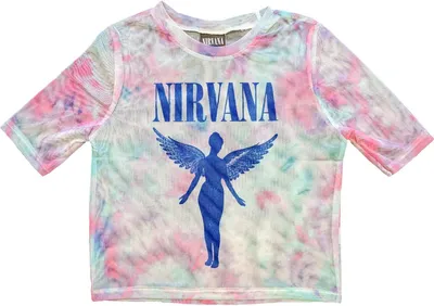 Image de Nirvana - Top court "Angelic" pour femme RO5831 (XS) (Blanc/Rose/Bleu)