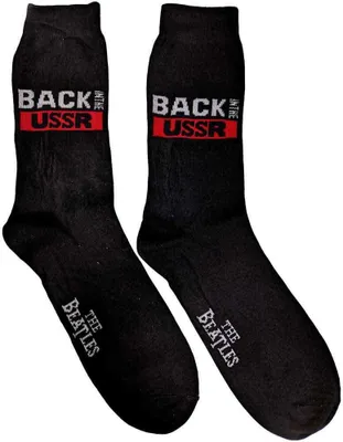Obrázok produktu pre The Beatles - "Back In The USSR" Ponožky pre mužov/dámy Uni RO12783 (40,5 EU - 45,5 EU) (Black)
