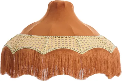 Image de Light & Living - abat-jour - Mizia - orange - textile - Ø 45cm - E27 - 3906790