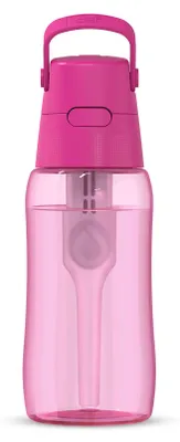 Zdjęcie produktu dla Butelka filtrująca Dafi SOLID 0,5 flamingowa barwiona z filtrem
