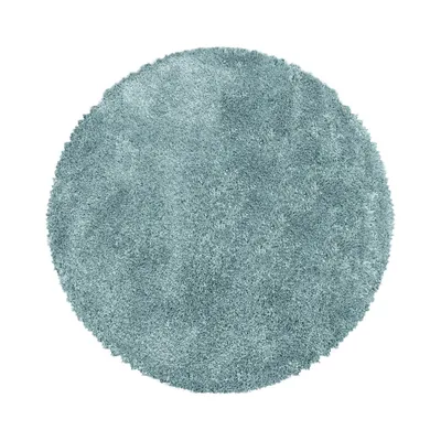 Produktbild von Hochflor Teppich FLUFFY Blau 160 cm Rund