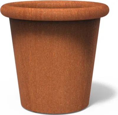 Produktbild von Adezz Tube Pflanzgefäß rund aus Corten-Stahl Pflanzkübel Blumentopf