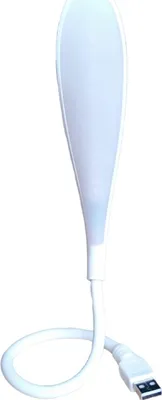 Immagine prodotto di INF Elegante lampada LED USB bianca per lettura e luce notturna