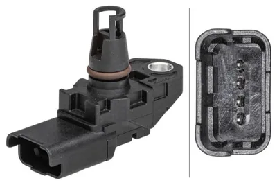 Produktbild von Sensor Ansauglufttemperatur 4-polig HELLA für u.a. CITROËN C4